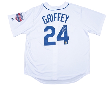 Ken Griffey Jr. Signed Seattle Mariners Cooperstown Collection Jersey with "HOF 16" Inscription (Tristar)